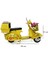 Dekoratif Metal Scooter Sepetli 3