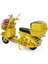 Dekoratif Metal Scooter Sepetli 4