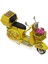 Dekoratif Metal Scooter Sepetli 5