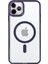 iPhone 14 Magsafe Derin Mor Kılıf/ Magnefic Crystal Deep Purple Case 2