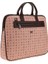 Monogram Pembe/kahve Laptop & Evrak Çantası RH09 Business-Mn 2