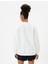 Polo Yaka Sweatshirt Oversize Kolej Temalı Baskılı Pamuk Karışımlı 4
