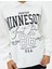 Polo Yaka Sweatshirt Oversize Kolej Temalı Baskılı Pamuk Karışımlı 5