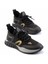 Siyah Sarı Streç Erkek Sneaker E01175524217 1