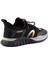 Siyah Sarı Streç Erkek Sneaker E01175524217 4