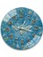 Mavi Seramik Cam Saat - 60 cm 2