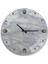 Gümüş Mermer Cam Saat - 60 cm 2