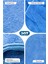 Mavi Sıkılması En RAHAT50X70 Cmbüyük Boy Yer Silme Sihirli Mikrofiber Süper Emici Temizlik Bezi 1