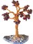 Sertifikalı Gerçek Lal - Garnet - Granat Taşı Ağaç - Akik Plakalı 1