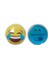 Gülen Emoji Mavi Ceylan Cep Sobası,el Isıtıcı,2 Adet Sıcak Su Torbası Pvc 9cm 4