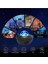 LED Projektör Yıldızlı Gökyüzü Galaxy Light Uzaktan Kumandalı/ Bluetooth Müzik Çalar/ Disko Topu 1