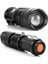 Km-87 Polis Tipi Zoomlu Şarjlı Metal Dağ Kamp Cep Feneri Cree LED 2300 Lumens 2