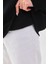 Kalın Kışlık Oversize Basic Bisiklet Yaka Kar Tanesi Baskılı Siyah Yılbaşı Sweatshirt 4