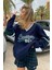 Mad Girls Lacivert Kadın Kazak MG1279 1
