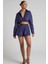 Mor Oversize Basic Kadın Gömlek MG1794 4