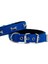 Doggie Konfor Dokuma Kemikli Boyun Tasması Royal Blue 2.0 x 35 40 cm DSBT 2062 M 1