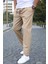 Bej Basic Jogger Pantolon 5486 1