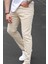 Erkek Bej Kanvas Slim Fit Pantolon 3