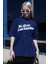 Indigo Baskılı Oversize Tişört MG1532 4