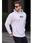Karmelanj Kapüşonlu Nakışlı Erkek Sweatshirt 6145 1