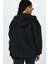Mad Girls Siyah Kapüşonlu Şardonlu Sweatshirt MG1223 4