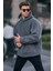 Füme Oversize Peluş Erkek Sweatshirt 6160 2