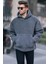 Füme Oversize Peluş Erkek Sweatshirt 6160 1