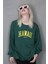 Yeşil Bisiklet Yaka Baskılı Sweatshirt MG1922 3