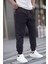 Siyah Relaxed Jogger Pantolon 6853 3