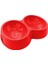 8566 Çiftli Kedi/köpek Mama Kabı Kırmızı 1