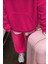 Fuşya Kapüşonlu Şardonlu Oversize Sweatshirt MG1566 3