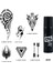 Tribal Kol Spray Tattoo Geçici Dövme Seti Dark Siyah Sprey 1