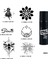 Mandala ve Peri Spray Tattoo Geçici Dövme Seti Dark Siyah Sprey 1