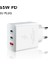 Ab-Beyaz 65W USB C Şarj Cihazı USB Şarj Cihazı C Tipi Hızlı Şarj USB Duvar Hızlı Şarj Adaptörü iPhone 14 13 12 Pro Max Xiaomi Samsung (Yurt Dışından) 1
