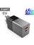 Ab 2 Bağlantı Noktalı 3 Bağlantı Noktalı Gan Mini USB C Güç Adaptörü PD65W/45W/25W/18W Qc3.0/pps C Tipi Dizüstü Bilgisayarlar Için Şarj IPHONE14/13 Por/11/se Not 10/S20/S10 (Yurt Dışından) 1