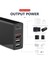 Siyah 2m 100W Kablo Voxlınk 100W USB C PD100W/87W/65W/45W/30W/18W Ab/abd/ingiltere Şarj Cihazı Tip C 4-Port Güç Adaptörü Macbook Pro 13/15/16 iPhone Xs Xr (Yurt Dışından) 5