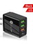 Abd Siyah Hızlı Şarj Cep Telefonu Şarj Cihazı PD36W + Qc3.0 2.4A Çift USB Çok Bağlantı Noktalı USB Seyahat Şarj Cihazı, Pd Şarj Kafası ile (Yurt Dışından) 1