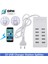 Beyaz Au 10 USB Şarj Istasyonu Splitter 60W Cep Telefonu Şarj Cihazı Hub Akıllı Ic Şarj Evrensel iPhone Samsung Mp3 Tablet Vb Için (Yurt Dışından) 1
