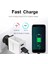 Ingiltere Tak Siyah Qgeem 3 USB Şarj Cihazı Hızlı Şarj 3.0 Hızlı USB Duvar Şarj Cihazı Taşınabilir Mobil Şarj Cihazı Qc 3.0 Adaptörü Xiaomi iPhone x Için Ab Abd Tak (Yurt Dışından) 4