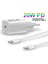 1m C2C 2022 Hızlı Şarj 20W Usb-C Tip-C Kablo Şarj Adaptörü Duvar Fişi iPhone 13 12 Pro Max Mini 11 Xs Se ipad (Yurt Dışından) 3