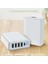 Ab 40W 5usb Beyaz 60W Çoklu USB Şarj Istasyonu 5 Bağlantı Noktalı Hub Tip C Şarj Cihazı Pd Hızlı Şarj Istasyonu Akıllı Şarj Cihazı iPhone Samsung Huawei Xiaomi Için (Yurt Dışından) 5