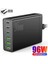 Us 96W 6 Bağlantı Noktalı Masaüstü USB Şarj Istasyonu, 3 Usb-C Bağlantı Noktası ve 3 Qc3.0 Bağlantı Noktası, iPhone 13 iPad Samsung Için Pd 20W Hızlı Şarj Cihazı (Yurt Dışından) 1