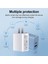 Abd Fiş Tipi C Bağlantı Noktası Siyah 20 W Pd USB C Şarj Cihazı iPhone x 7 8 9 13 Pro Max 12 Mini 11 Hızlı Şarj Cihazı Tip C Samsung Xiaomi 11 Hızlı Şarj Adaptörü (Yurt Dışından) 5
