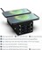 Ingiltere Tak Asx9 100W Siyah 150W Hızlı Şarj 4.0 3.0 USB Telefon Şarj Cihazı Tip C Pd Hızlı Şarj Istasyonu iPhone 13 x MacBook Dizüstü Bilgisayar Için Çift Kablosuz Şarj Cihazı (Yurt Dışından) 4