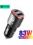 Araç Şarj Cihazı 2 Bağlantı Noktalı 83W Araç Şarj Cihazı, USB C Pd/pps 65W/45W/25W Qc3.0 18W Macbook IPHONE13 Için Hızlı Şarj Huawei Xiaomi Hp Xps Dizüstü Bilgisayar Adaptörü (Yurt Dışından) 1