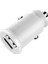 Beyaz Oppselve USB Araç Şarj Cihazı iPhone Samsung Tablet 3.1A Mini Hızlı Şarj Cihazı Araç Şarj Cihazı Çift USB Araç Telefonu Şarj Adaptörü Arabada (Yurt Dışından) 1