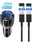 1m C'den C'ye Kablo 20W Pd Adaptörü iphone 13 Pro Max USB C Araç Şarj Cihazı 3.0A Hızlı Şarj Tip C Kablo Samsung A12 S22 Xiaomi Lenovo Tab P11 (Yurt Dışından) 4