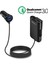 Siyah Hızlı Şarj Qc 3.0 Araç Şarj Cihazı Ön/arka Koltuk Şarjı Araç Çakmak Şarj Adaptörü, 4 USB Bağlantı Noktalı Araç Şarj Cihazı (Yurt Dışından) 1