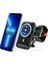 3'ü 1 Arada Araba Siyah 3'ü 1 Arada Hızlı Manyetik Kablosuz Şarj Cihazı Araç Şarj Tutucusu Için 15W Apple Watch Için 6/5/4 iPhone 12 13PRO Max Kablosuz Şarj Cihazı (Yurt Dışından) 1