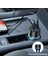 Siyah 38W USB Araç Şarj Cihazı Tip C Hızlı Şarj Qc 3.0 Araç Telefonu Şarj Cihazı iphone Samsung Xiaomi Pd USB C Şarj Cihazı Çakmak (Yurt Dışından) 3